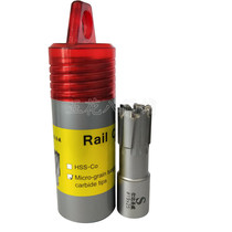 Stationway hard alloy steel rail hollow drill bit rail core drill 19mm*25L drill bit 1