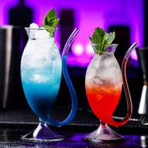 Bar Creative Vampire Mug Nordic Personality Straws Cup Molecular Cocktail Glass Lingaroo Glasses Wine Glass Cups