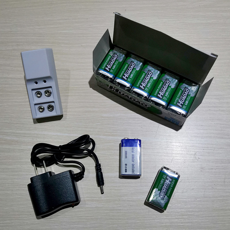 (Security inspection) MD3003B1 metal detector special 9V battery multimeter microphone 9 volt rechargeable battery