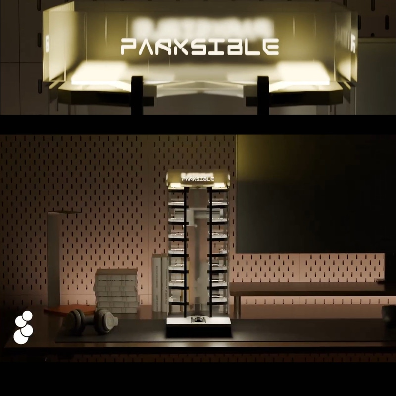 Parksible 1:64 Parking Lot Automatic Lift Led Light Display Stand Car Model Is Being Shipped Continuously Parksible 1:64 Parking Lot Automatic Lift Led Light Display Stand Car Model Is Being Shipped Continuously