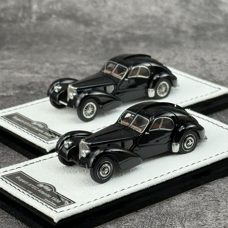 [Foshan Exhibition] Gfcc 1:64 Bugatti 57Sc Atlanta Atlantic Alloy Car Model