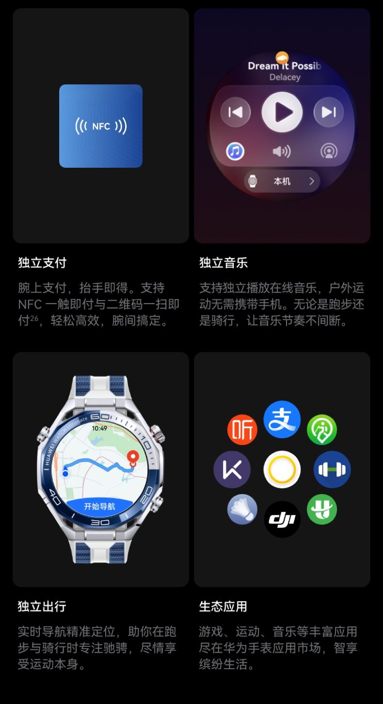 HUAWEI WATCH Ultimate 2 非凡探索华为手表智能手表户外潜水探险水下通信北斗卫星语音消息插图31 HUAWEI WATCH Ultimate 2 非凡探索华为手表智能手表户外潜水探险水下通信北斗卫星语音消息插图31