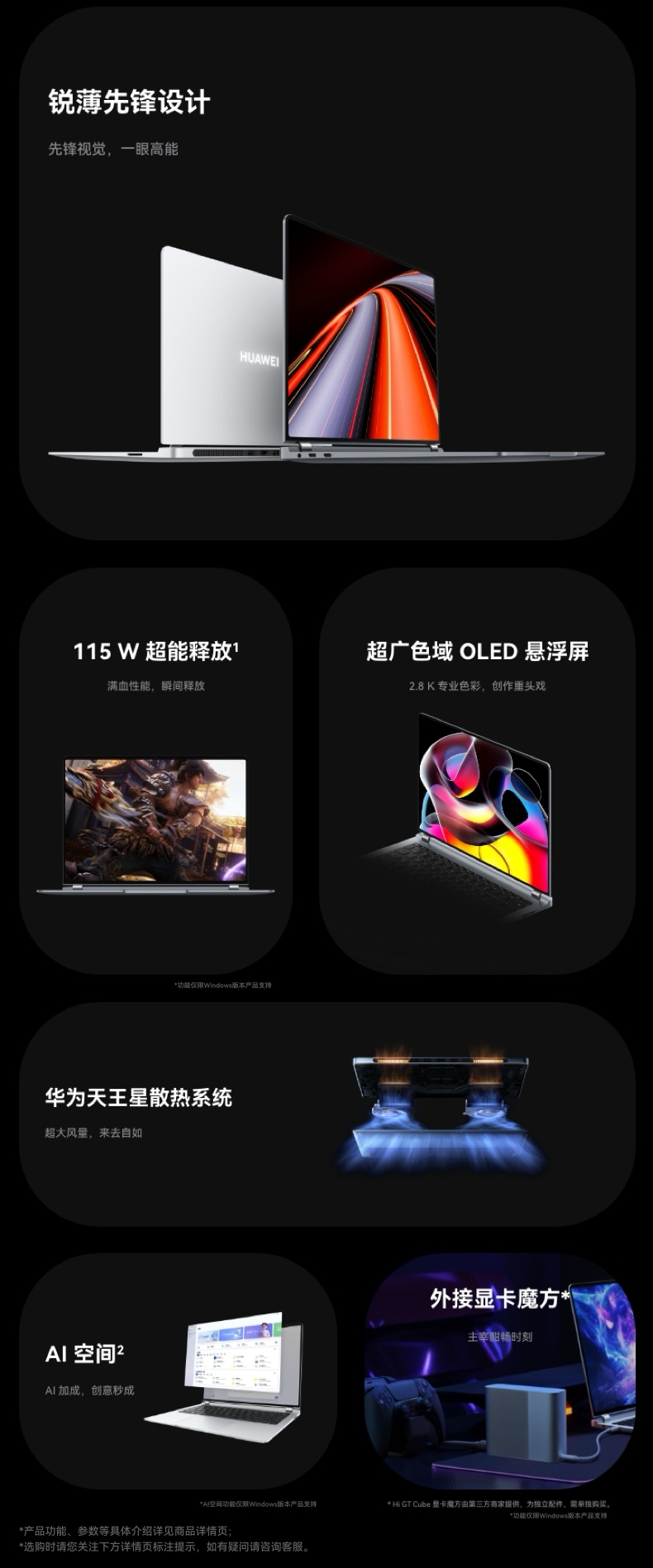 HUAWEI MateBook GT 14 Linux版 酷睿 Ultra 5 16GB 1TB 深空灰插图5