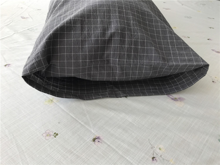 Áo cotton kiểu Nhật giặt đôi gối dài 1,2 mét Vỏ gối 1,5 m cotton gối đôi dài đoạn 1,8m gối tựa sofa