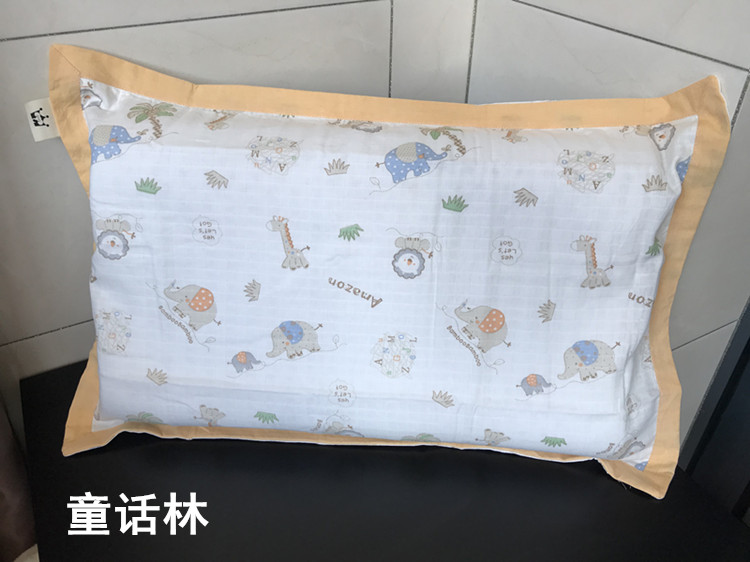 Bông gạc trẻ em hoạt hình gối gối cao su 30 * 50 Thái Lan dành cho người lớn gối 40x60cm gối hơi