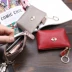 Châu Âu và Hoa Kỳ ví da retro ngắn ví nữ dây kéo ví da Hàn Quốc mini coin bag lỏng ví