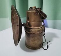  Republic of China calcium carbide lamp old copper gas lamp antique nostalgic bronze lamp miscellaneous antique old object collection hot sale