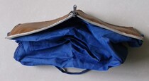 Wenge Period Cloth Art Lifting Bag Leather Pocketbook Nostalgic Old Objects Folk Cloth Bag bag