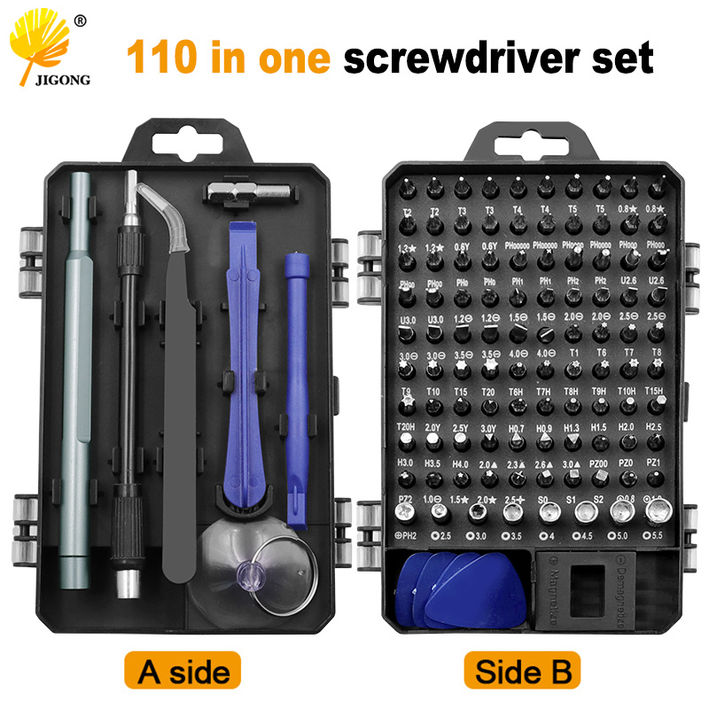 110 All-in-one Mobile Phone Computer Disassembly Tool Household Appliances Maintenance Multipurpose Combined Screwdriver Set