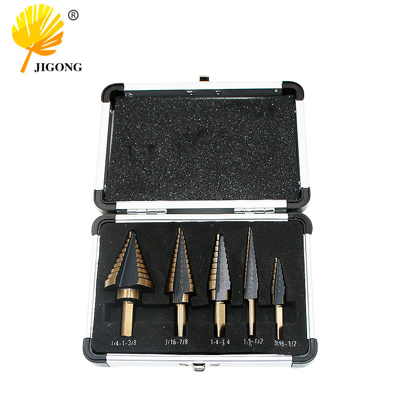 Remember the work English Triangular Handle Ladder Drill Pagoda Drill Bit Steps Drilling Open Reaming Machine Steel Plate Aluminum Plate Drilling