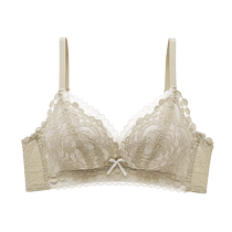 Catman underwear womens push-up small breasts show big summer thin top support anti-sagging breasts beautiful back lace bra