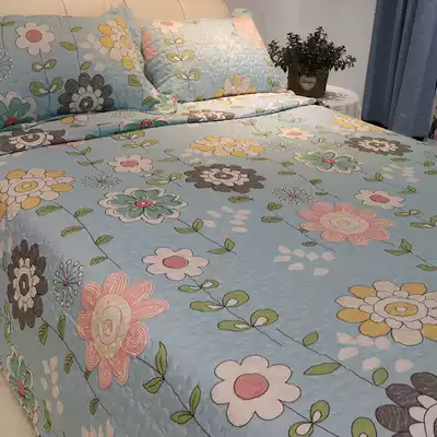 Clip bed sheet non-slip quilted three-piece summer European high-end luxury American Korean double-sided double-sided