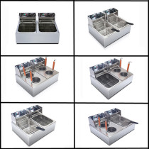Oden machine Electric noodle cooker Commercial skewers Fragrant Malatang pot Multi-function double-cylinder electric fryer fryer