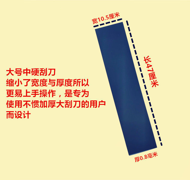 Скребка 腻子刮刀工具原子灰大刮刀刮灰神器加厚刮板钨钢锰钢骚虫快手三刀