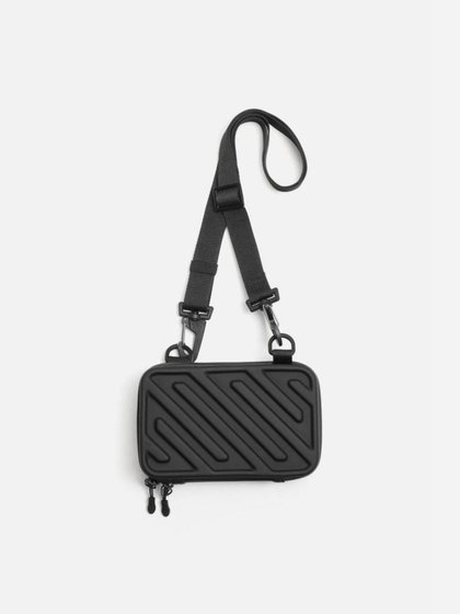 ZARA新款男包高级感硬质盒形迷你信封腰包潮流百搭男女斜挎小方包