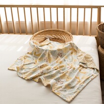 Baby Bean Blanket Hair Towels by Jazan Baby Package Thickened Pure Cotton Cover Blanket Newborn Spring Summer Bath by Child