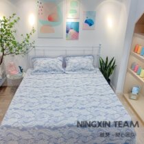 Yazzan Spring Summer New Water Wash Thickened Foldable Pure Cotton Mat Coarse Bunk Bed Mat Student Gauze Linen