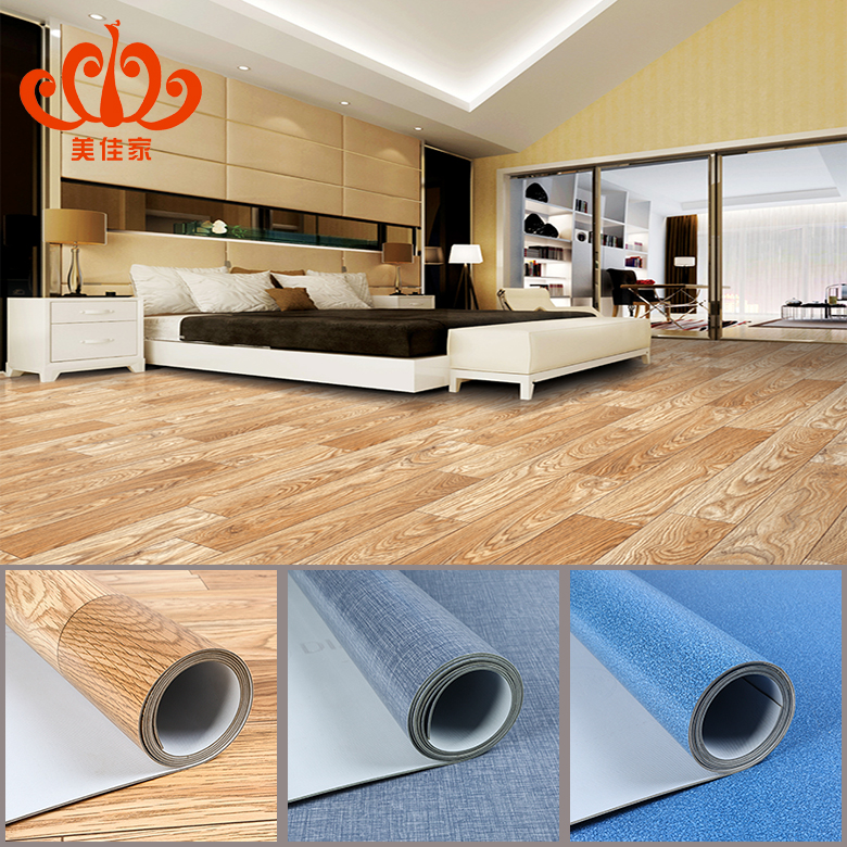 PVC Ground Board Leather Glue Quick Fit Engineering Leather Kindergarten Floor Sticker Commercial Home Floor Wear Resistant Anti Slip