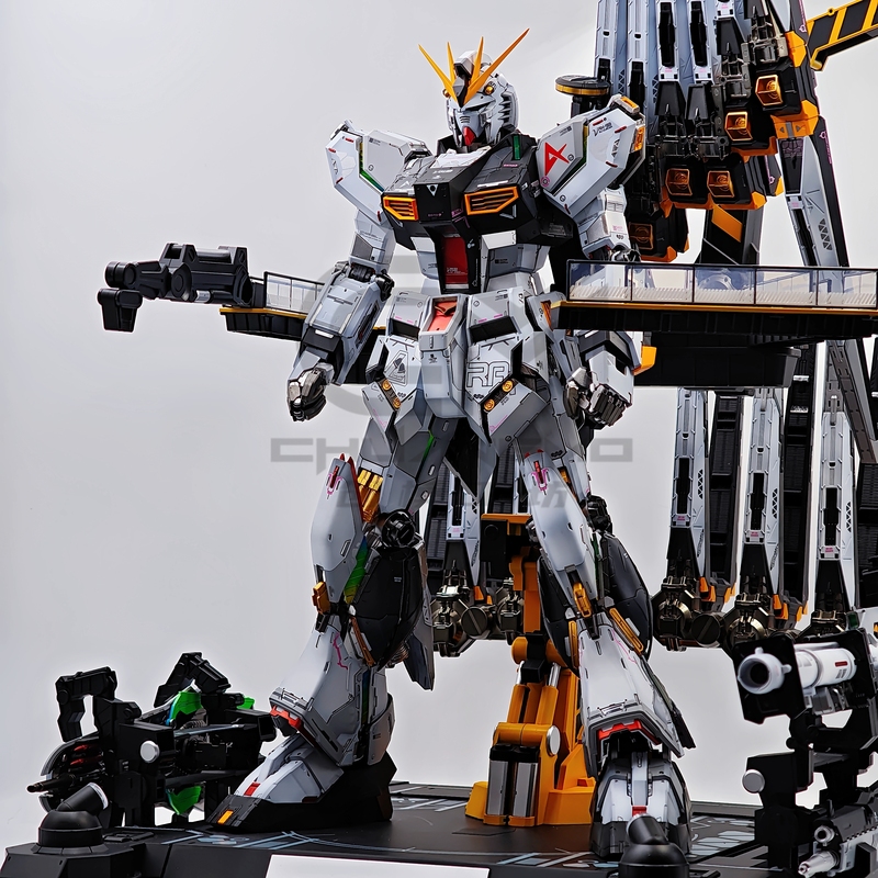 Cm-Model Workshop Deluxe Land Warrior Nu Shadow Color Scheme Pg1:60 Disassembled Nu Gundam Assembly Model