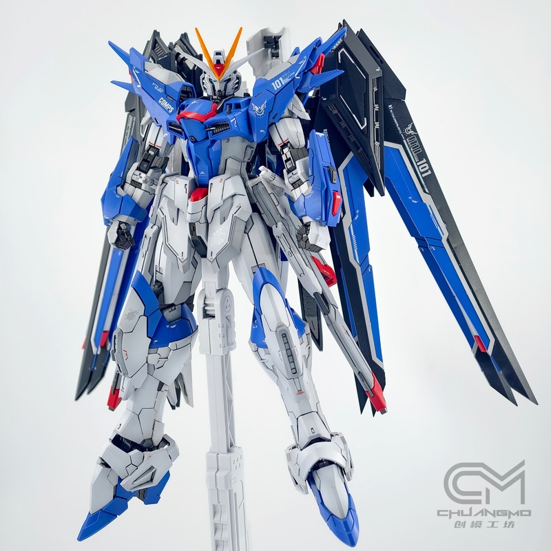 Cm-Model Workshop Shenma Model Original Color Shadow Ascension Freedom 1/100 Blue Knight Assembly Model