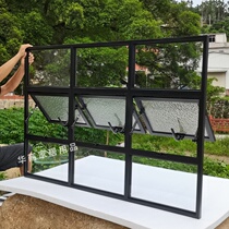 法式铁艺室内卧室隔断窗采光窗复式楼阁楼通风窗艺术玻璃窗户定制