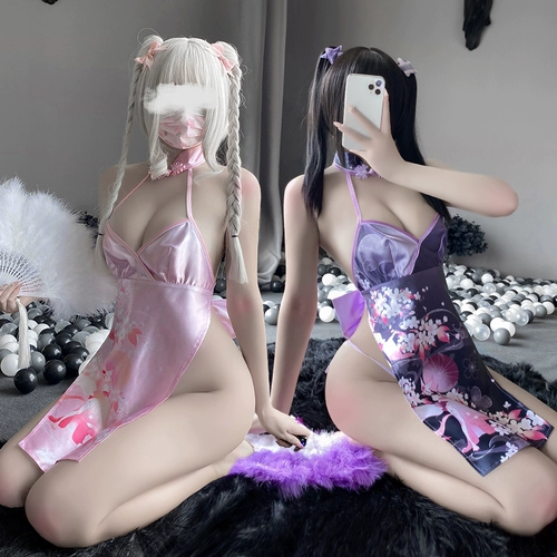 Сексуальное ципао, зимнее нижнее белье, комплект, униформа, пижама, большой размер