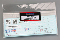 HobbyDesign water paste 1 24 Mclaren F1-GTR #59 1995 HD04-0111