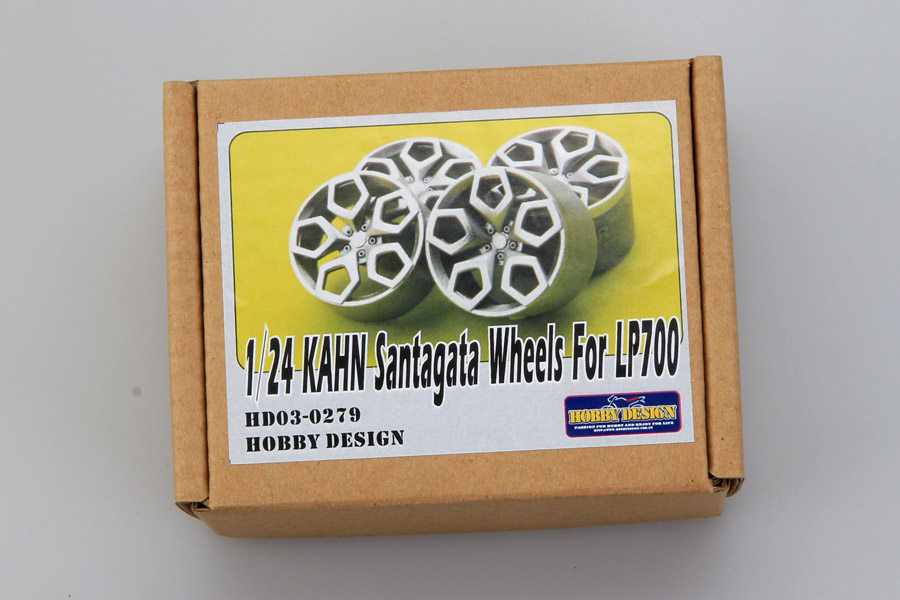 HobbyDesign 1 24 LP700-4 KAHN Santagata rim model HD03-0279-Taoba