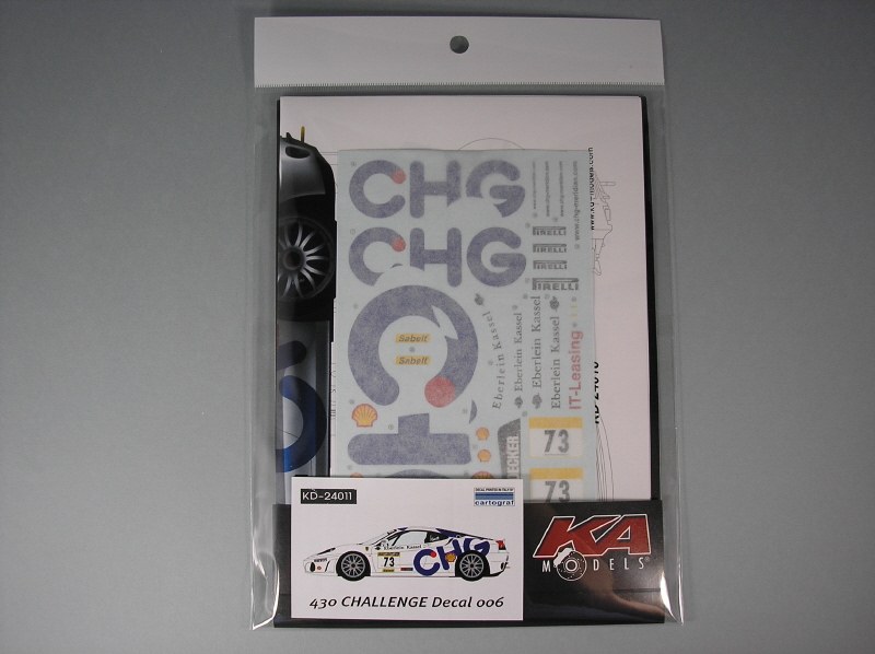 KA MODEL MODEL WATER POST 1 24 F430 Challenge Water sticker series 6 KD24011-Taobao