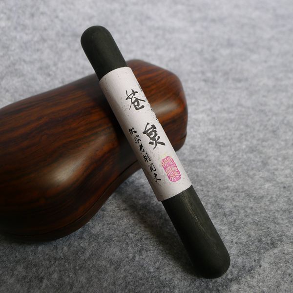 County Old Hu Kaiwen 1 RMBtwo Fruits Pale Pure Pine Smoked Ink Pure Hand Ink Ink Ingots Ink Block