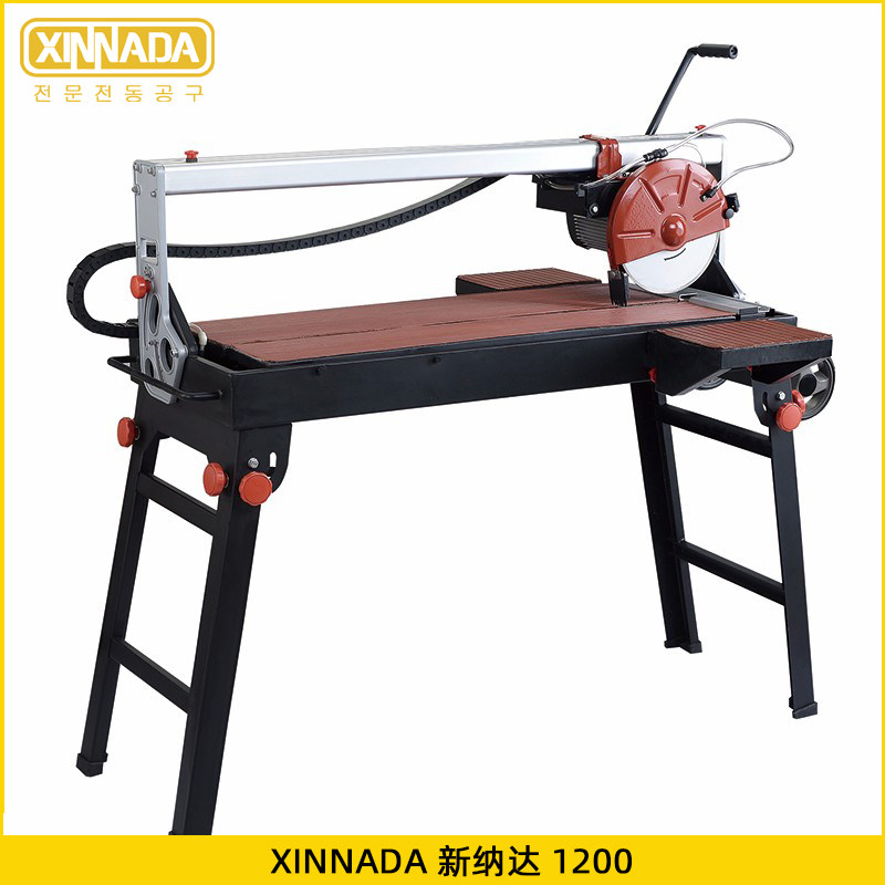 XINNADA 1200 Desktop stone cutting machine 2400W direct drive loss-free semi-automatic tool