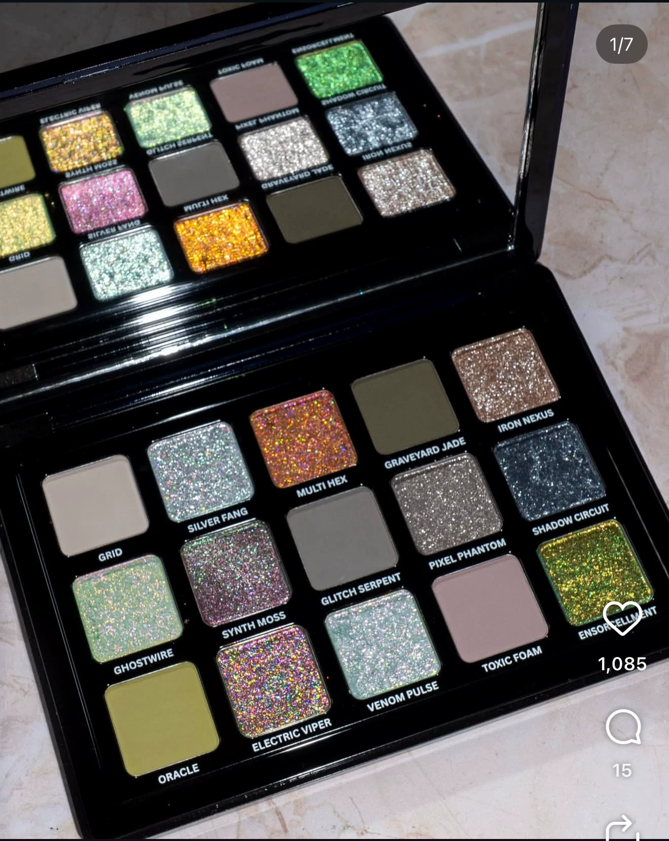 Adept new eye shadow palette Rhnull Minka spot