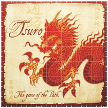  Board game station Tsuro Golden Dragon]Wind fire water southeast west and north embattled strategy road building game