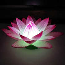 LED colorful wishing lotus lamp for Buddha Lotus lamp Dance stage props Changming River Lamp Hand-held lamp