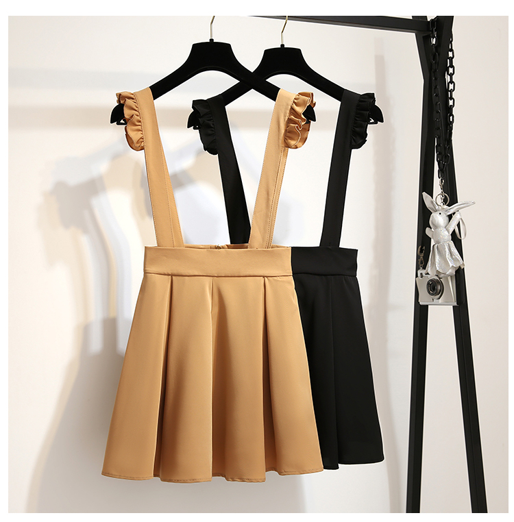 VK旗艦店 韓國風蝴蝶結裝飾百褶套裝長袖裙裝