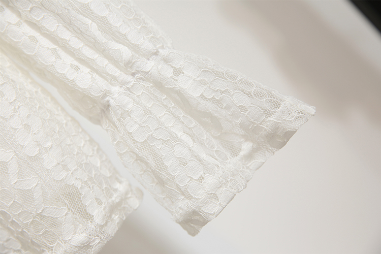 VK旗艦店 韓系名媛氣質蕾絲衫花朵刺繡裙套裝長袖裙裝