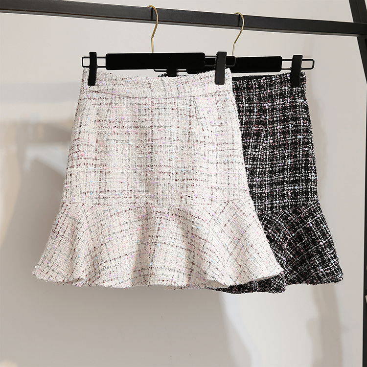 VK旗艦店 韓系蕾絲衫名媛魚尾半身裙套裝長袖裙裝