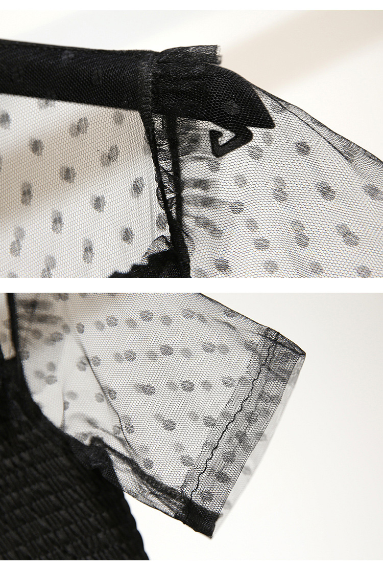 VK旗艦店 韓系復古超仙收腰立領蛋糕裙短袖洋裝