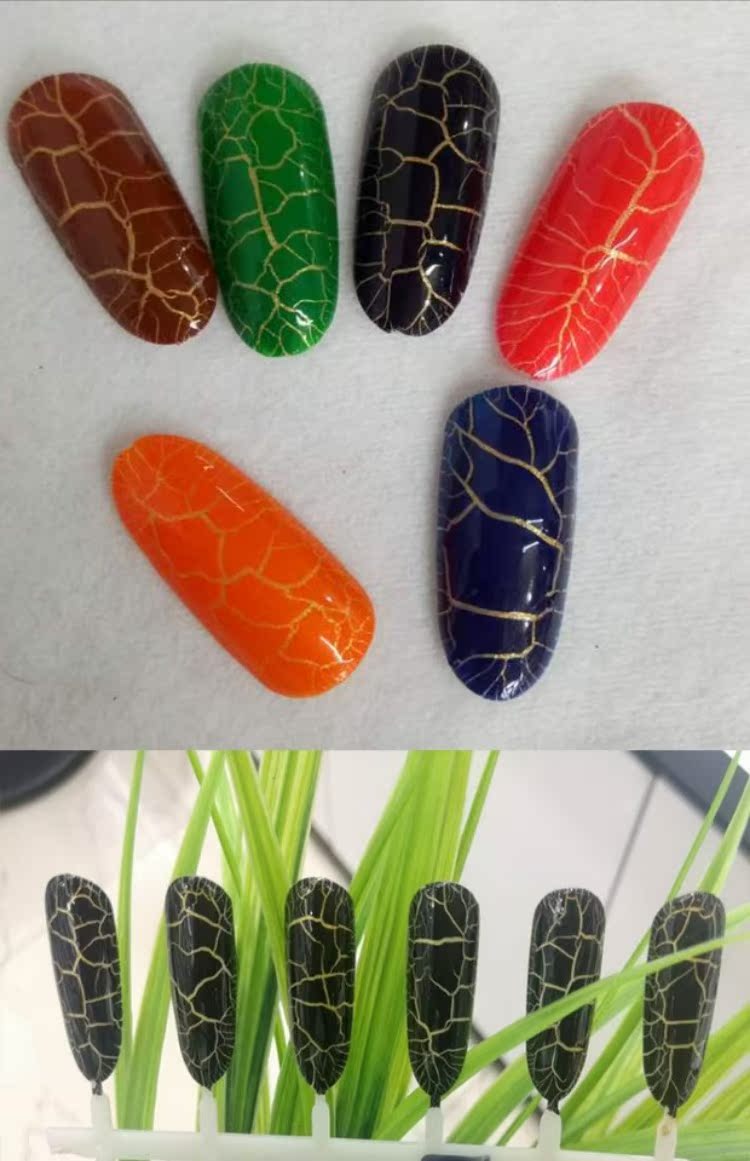 Sáng mới nứt nứt móng dầu gel nổ sơn móng tay trị liệu bằng sơn móng tay có thể tháo rời sơn móng tay Barbie móng tay QQ A - Sơn móng tay / Móng tay và móng chân sơn móng chân