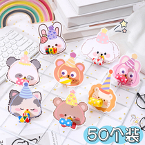 Childrens birthday party cartoon blowing dragon cheering toy animal blowing tornado whistle trumpet blowing props