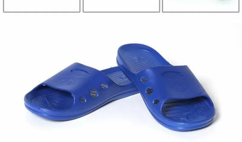 Dép chống tĩnh điện Dép 6 lỗ màu xanh 2094 Giày bảo hộ lao động SPU Giày bảo hộ lao động Giày bảo hộ chống trượt dép tĩnh điện dép chống tĩnh điện esd