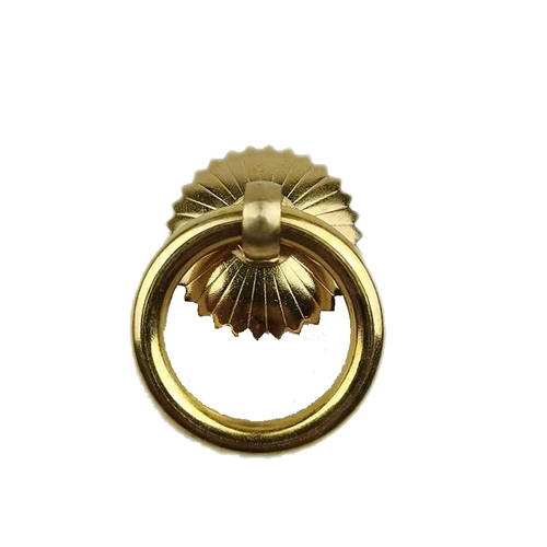 Китайский свет роскошный простой ящик чистый медный круглый круглый шкаф -шкаф дверь медная ручка