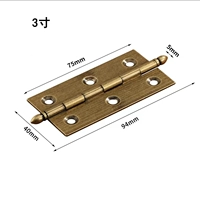 Поляризованные 3 -дюймовые петли не могут быть удалены из бронзового цвета