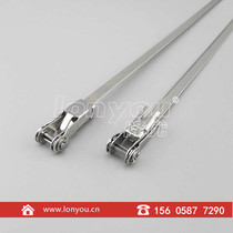 Factory direct sales of 10 20mm ratchet type 304 stainless steel cable ties universal steel strap hoops 50 pieces package