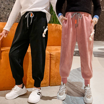 Girls pants in spring wear in the big boy Han Yang Yang Corvy Cork Lamps Core Lamps Fashion Lamps