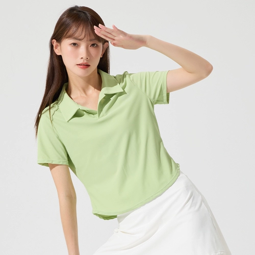 Теннисная форма, быстросохнущий комплект, футболка polo, спортивное защитное белье, мини-юбка для спортзала для бадминтона, короткий рукав, для бега, набивка пером