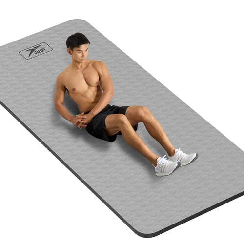 悦步 Беззвучная амортизирующая одежда для йоги для спортзала, длинный коврик для йоги, нескользящий спортивный ковер для домашнего использования, увеличенная толщина