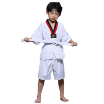 Vêtements de taekwondo Enfants adultes débutant long manche manches courtes section mince coton Étudiant de luniversité dété Dodwear sur mesure