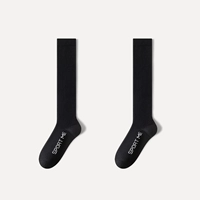 Pure Black Professional Yoga Sports Running Chun Cotton Носки