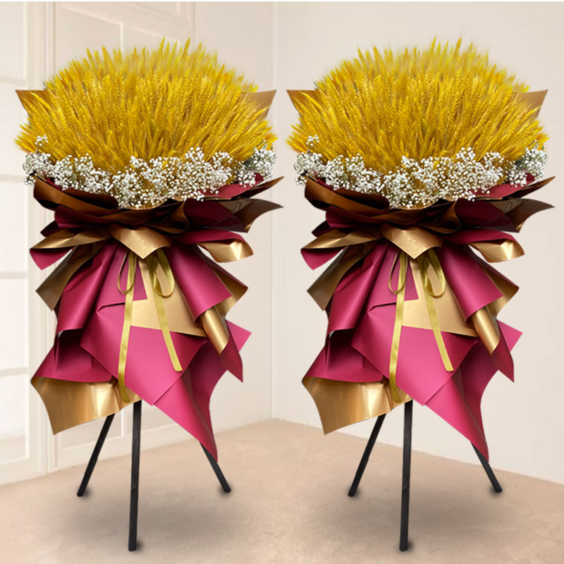 Guangzhou Foshan barley wheat wheat ears open flower basket opening flowers Business Joe relocating to Tongcheng florist to distribute a couple of couriers-Taobao